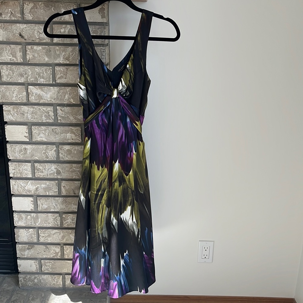 Ted Baker lined silk tea dress
